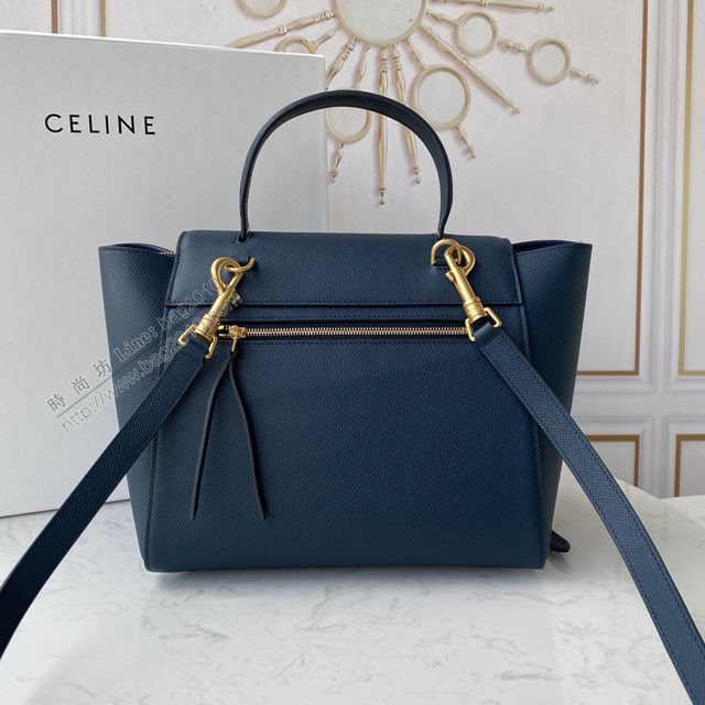 Celine女包 賽琳經典款大號女包 Celine belt bag 掌紋牛皮鯰魚包 189103  slyd2199